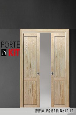 2-DOPPIA PORTA ATENA SCORREVOLE INTERNO MURO